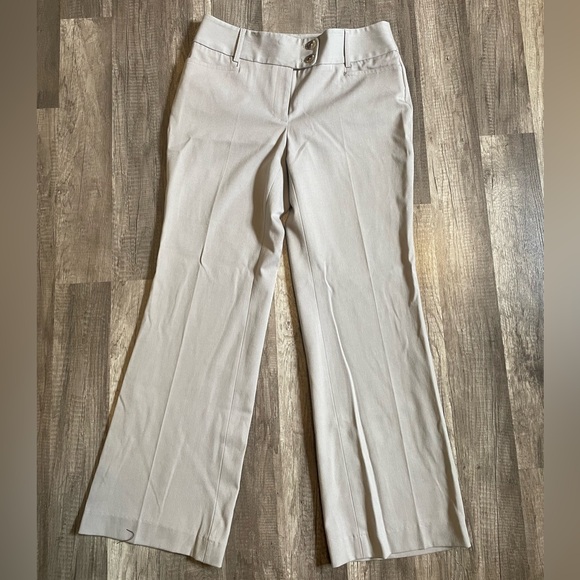 Rafaella wide legged light khaki dress pants-sz4P - Picture 1 of 3